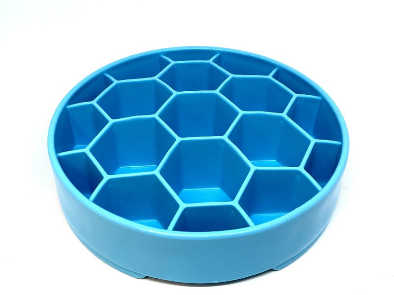 Honeycomb eBowl Deep Slow Feeder Dog Bowl-zoom-