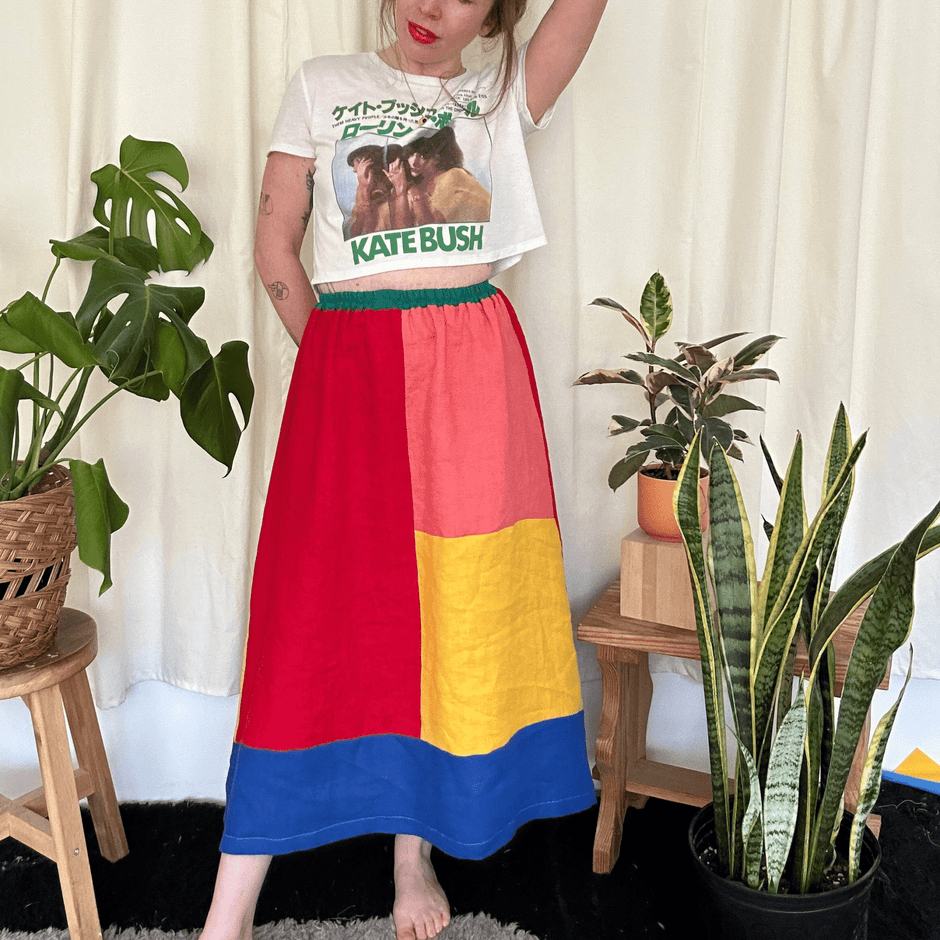 Quilted Charlie Skirt | Bold - Aware House