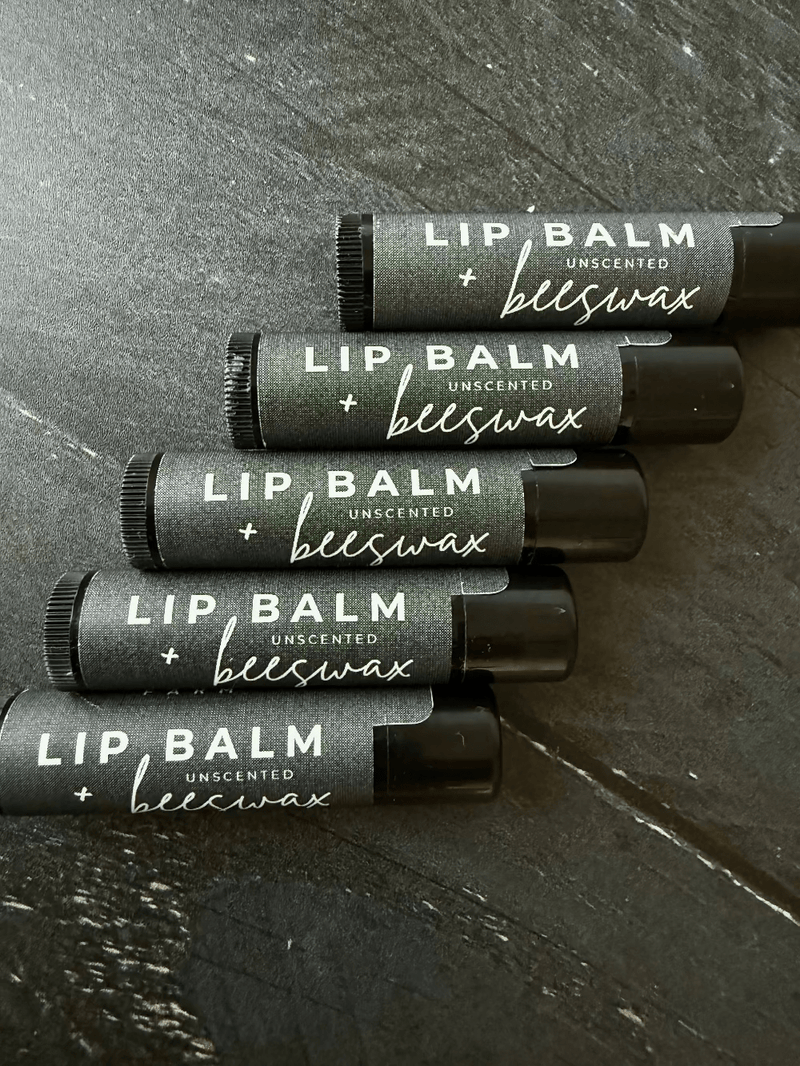 Natural Lip Balm | Beeswax & Tallow Hydrating Lip Care-zoom-