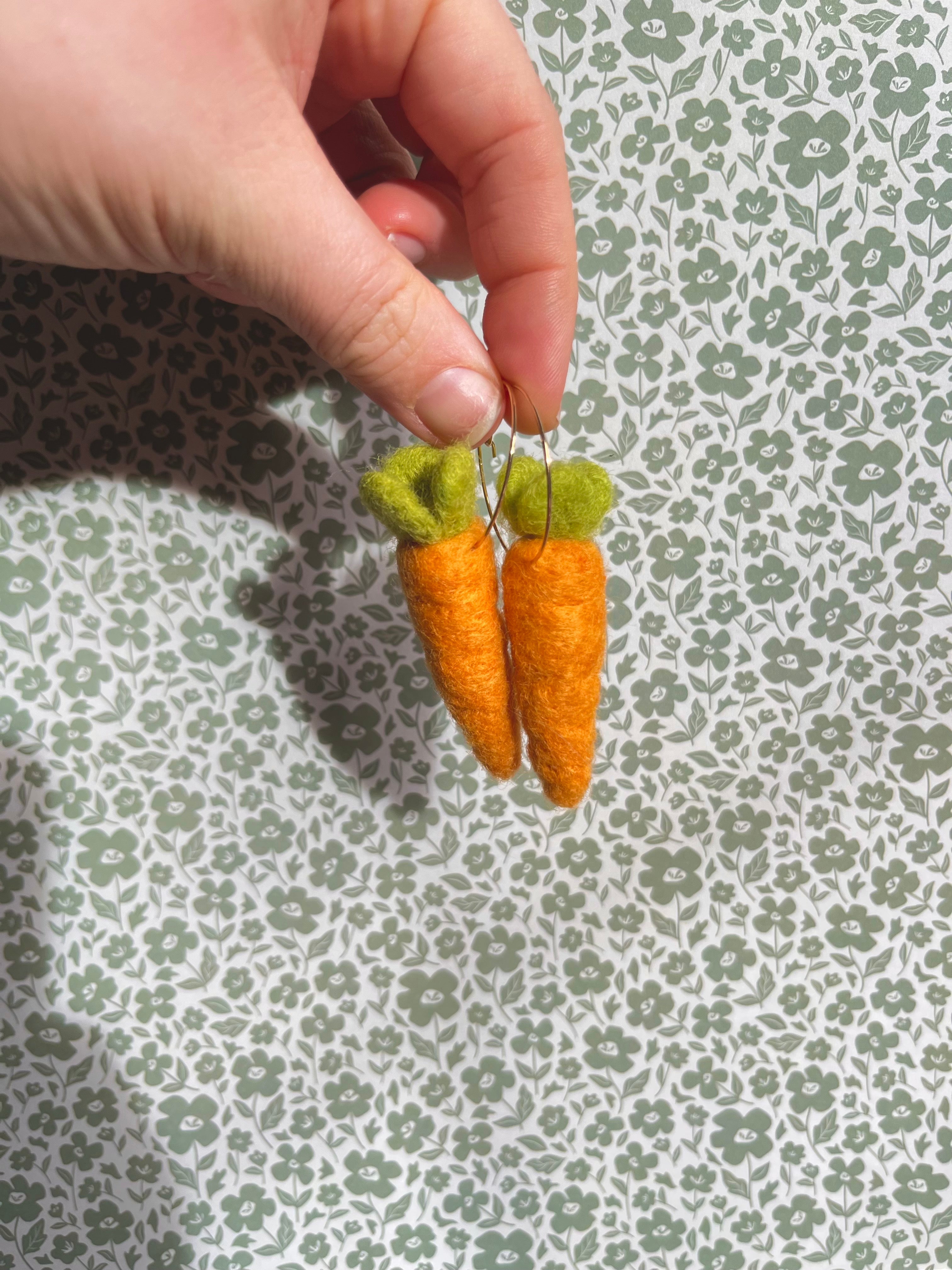 Organic Carrot Earrings-zoom-2
