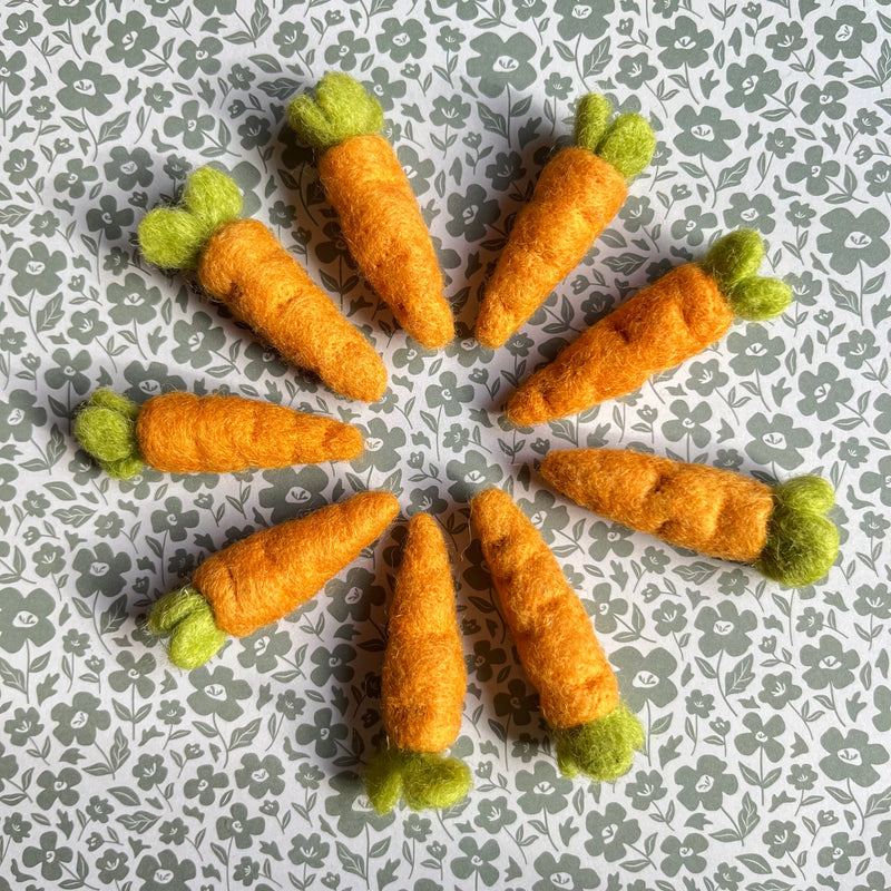 Organic Carrot Earrings-zoom-