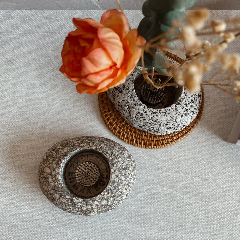 Stone Ikebana Vase-zoom-