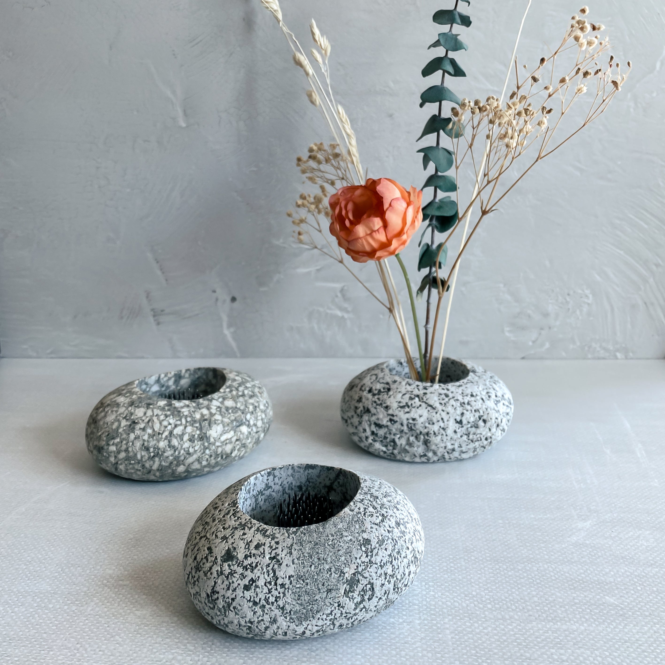 Stone Ikebana Vase-zoom-2