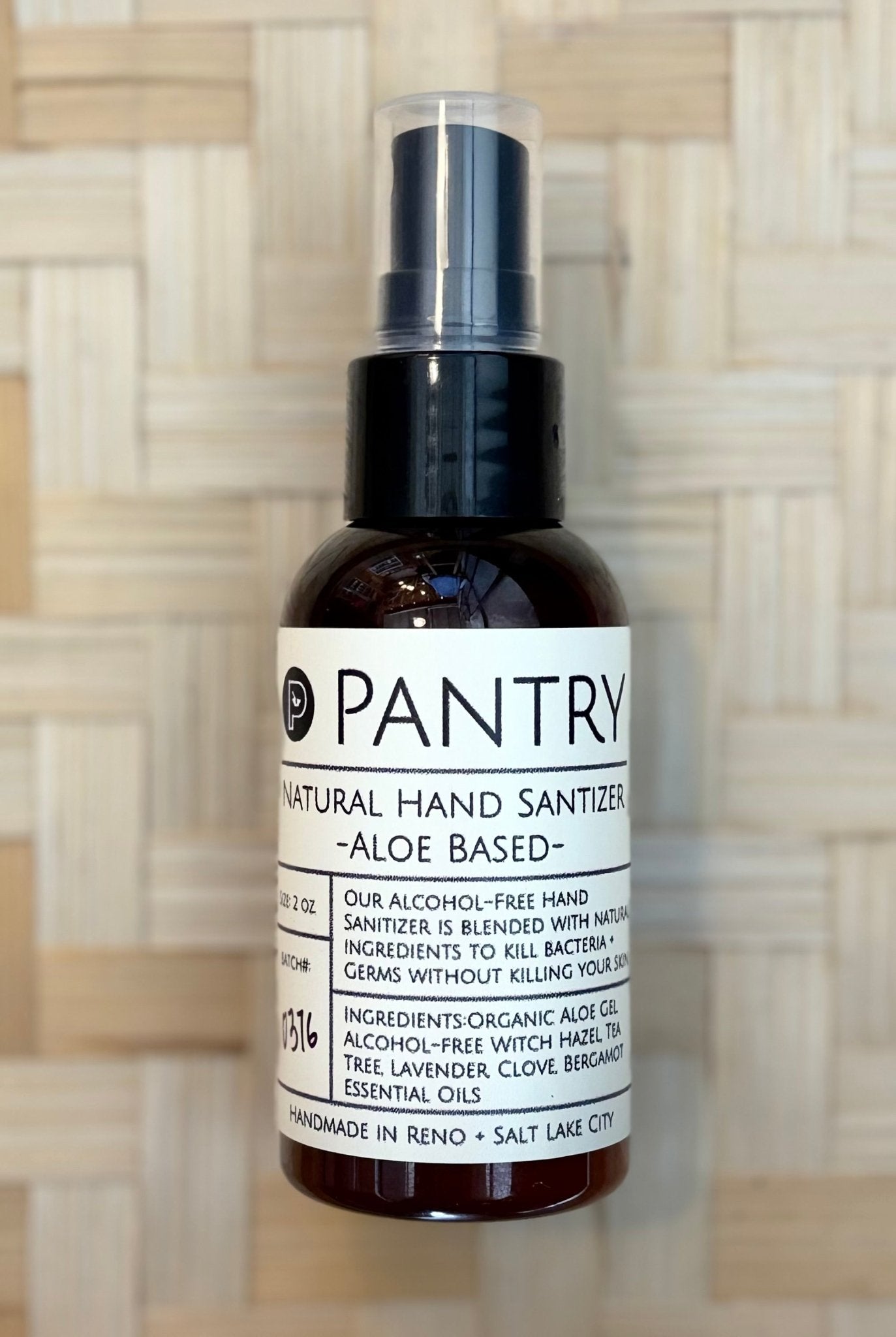 Alcohol-Free Hand Sanitizer – Witch Hazel + Aloe | Biome-Friendly - Aware House - Pantry Products -