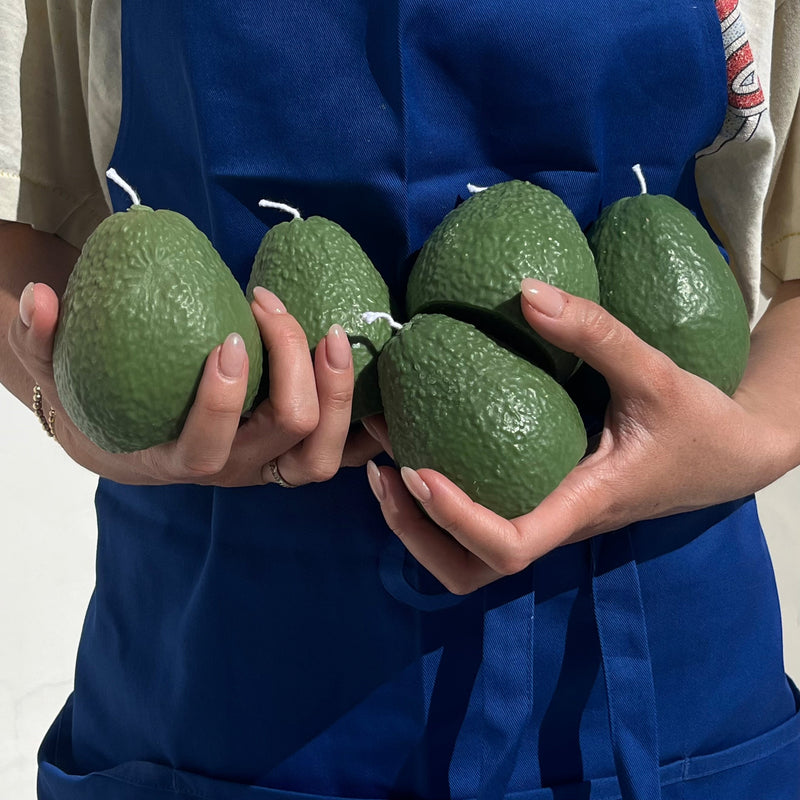 Large Avocado Candle-zoom-
