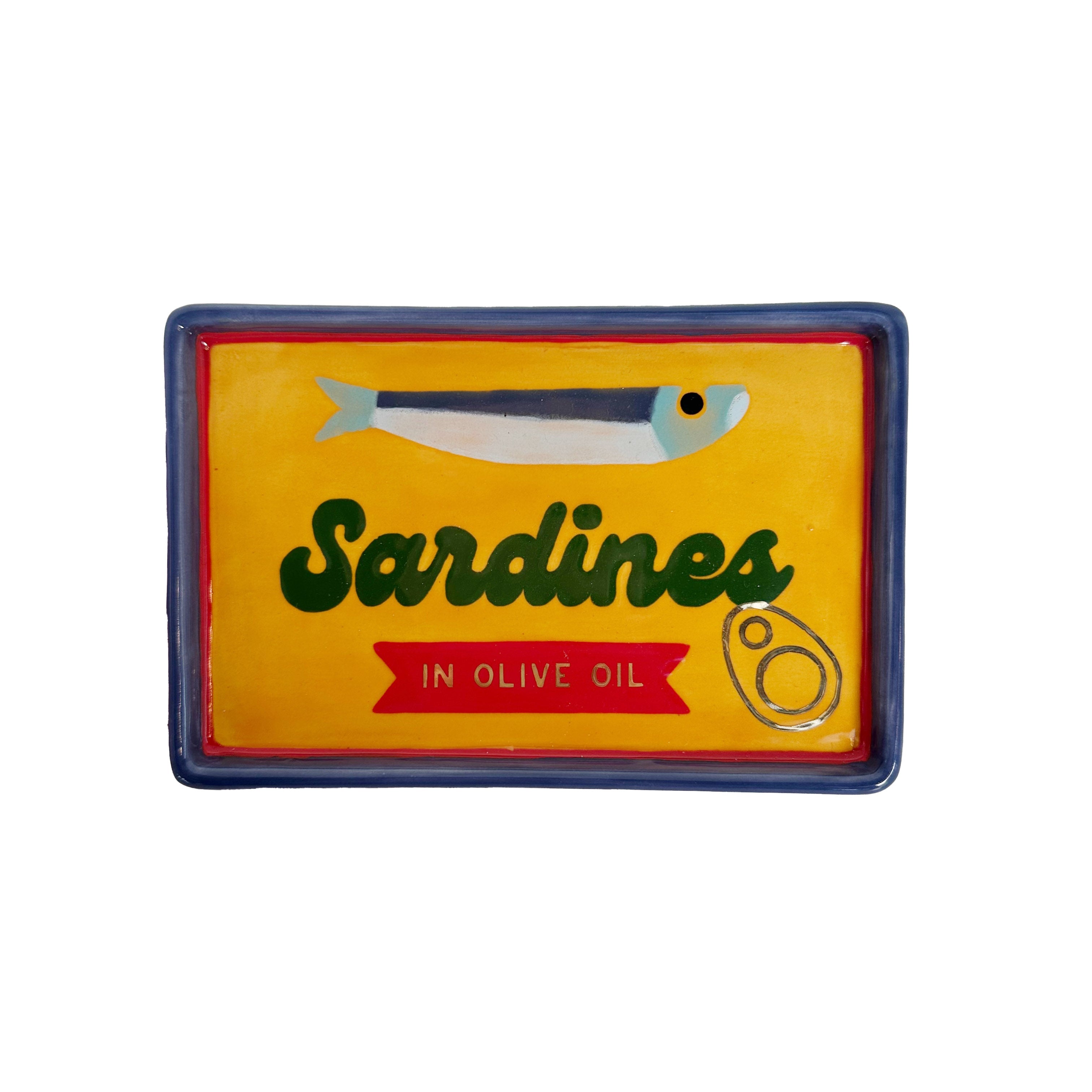 "Canned" Sardine Tray in Yellow