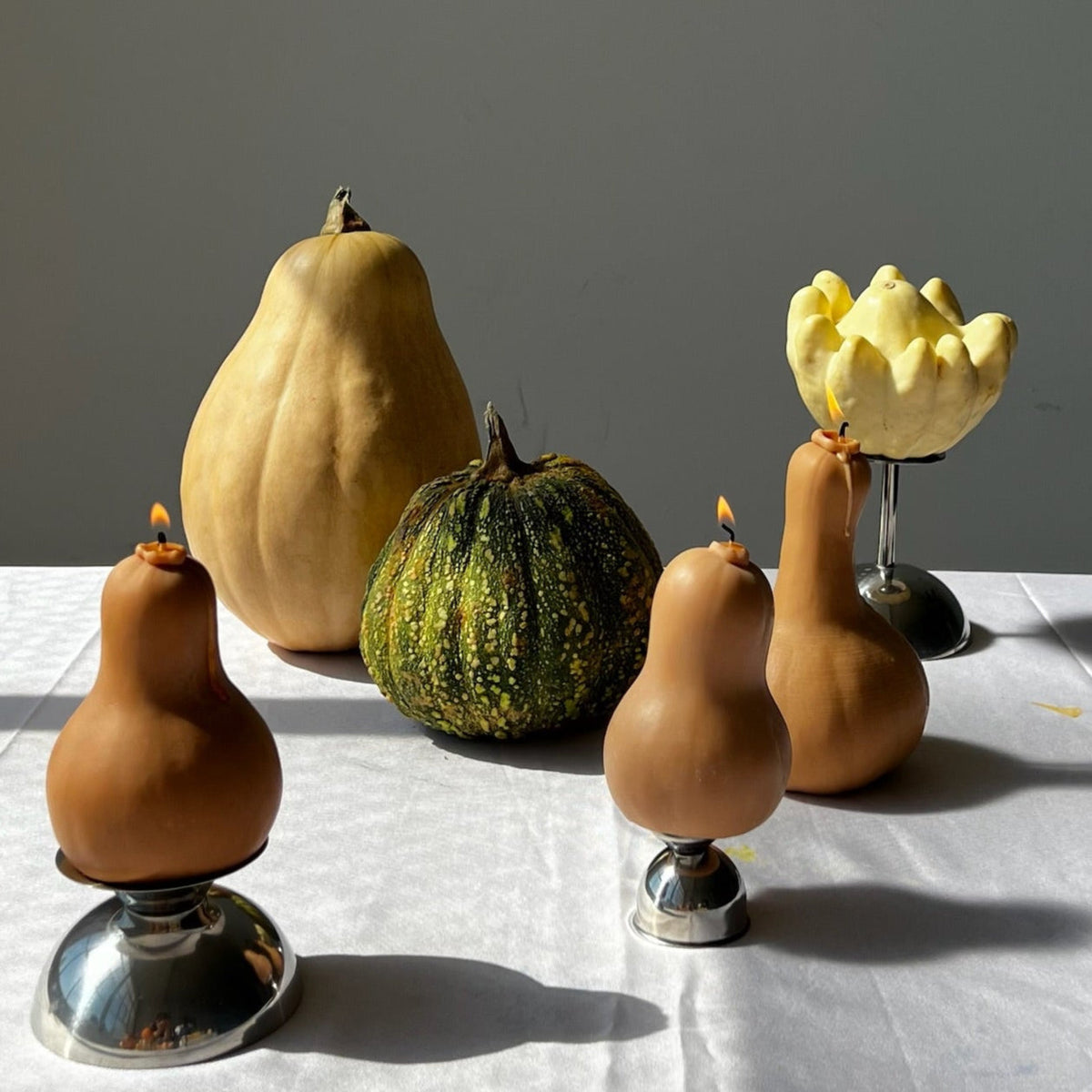Small Squash Candle-1