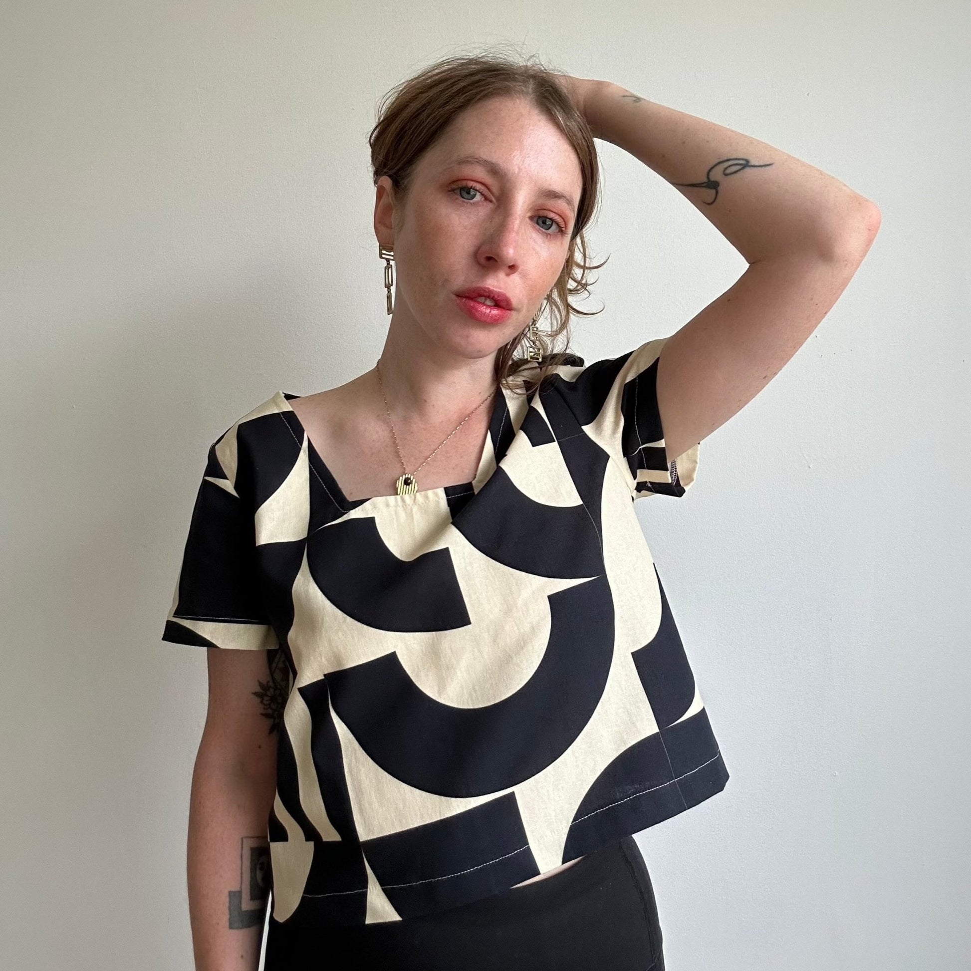 Frankie Top | Childs Play B/W - Aware House - Ersa Fibers - 