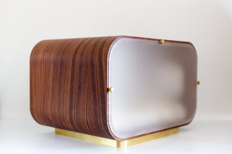 LUNA Bed in Walnut-zoom-