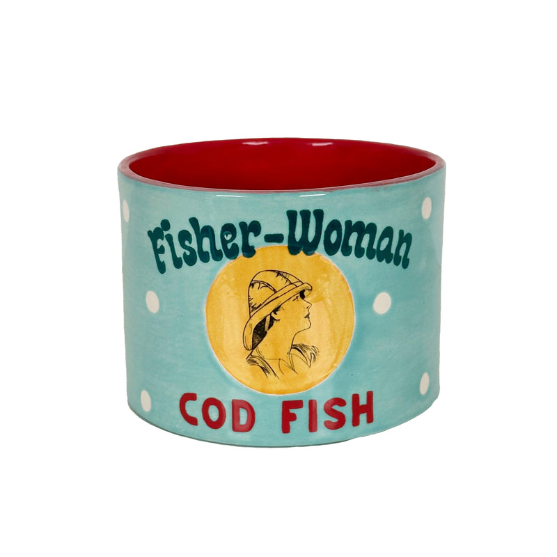 "Canned" Cod Fish Vase-zoom-