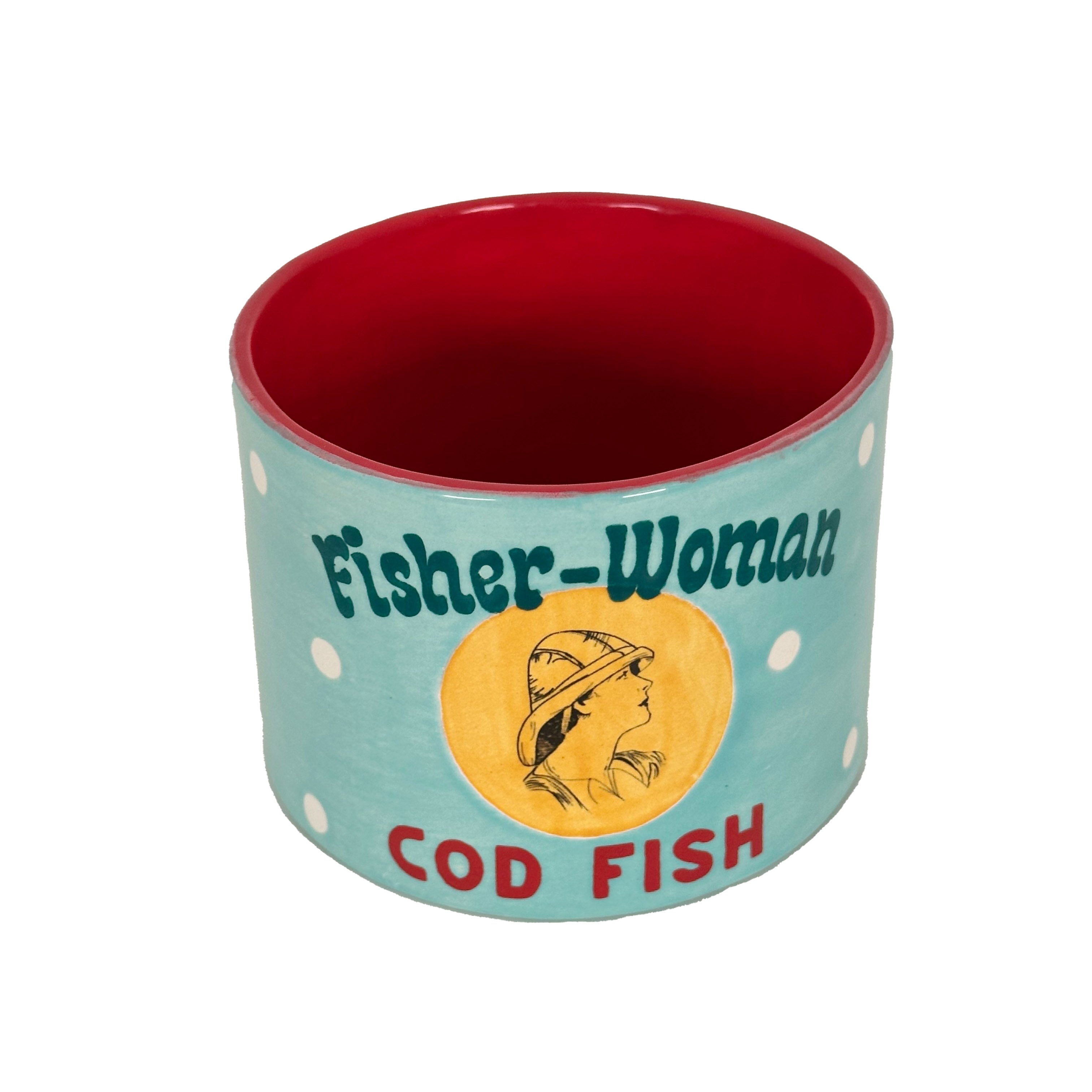 "Canned" Cod Fish Vase-zoom-2