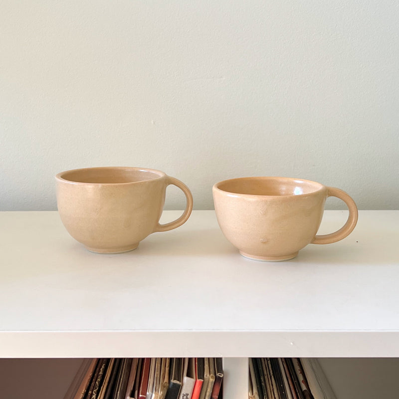 Cafe Mug in Apricot-zoom-