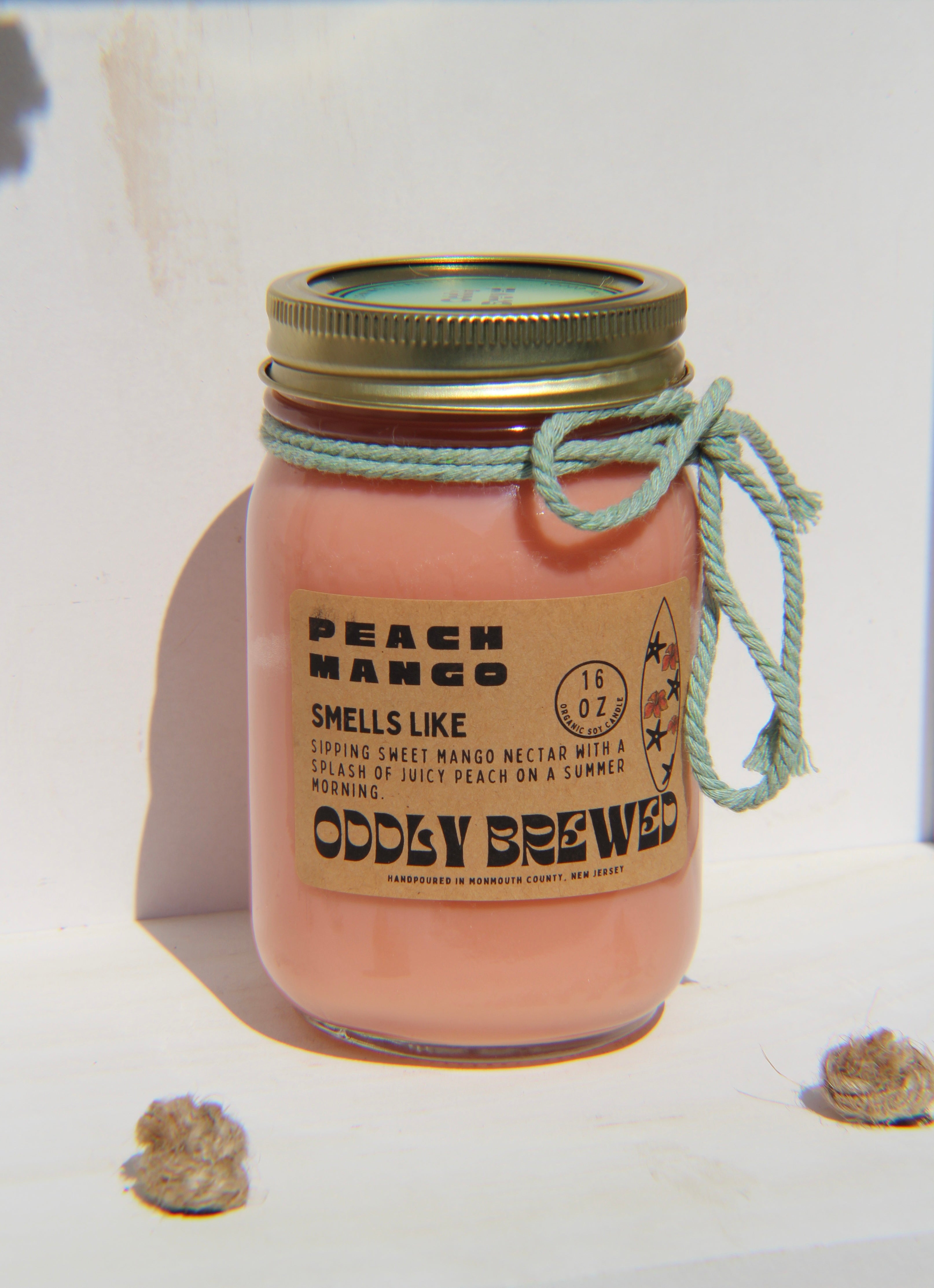 Farmers Market Peach Mango Juice Soy Candle