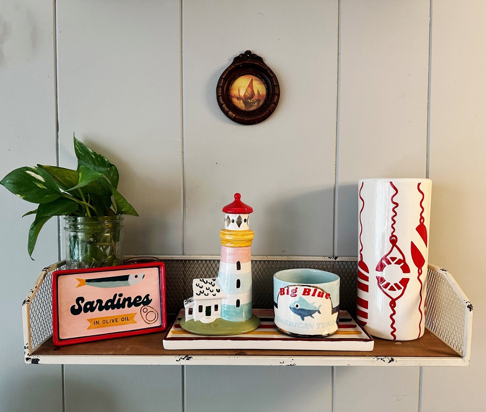 Buoy & Lifesaver Column Vase in 5 Colors - Aware House
