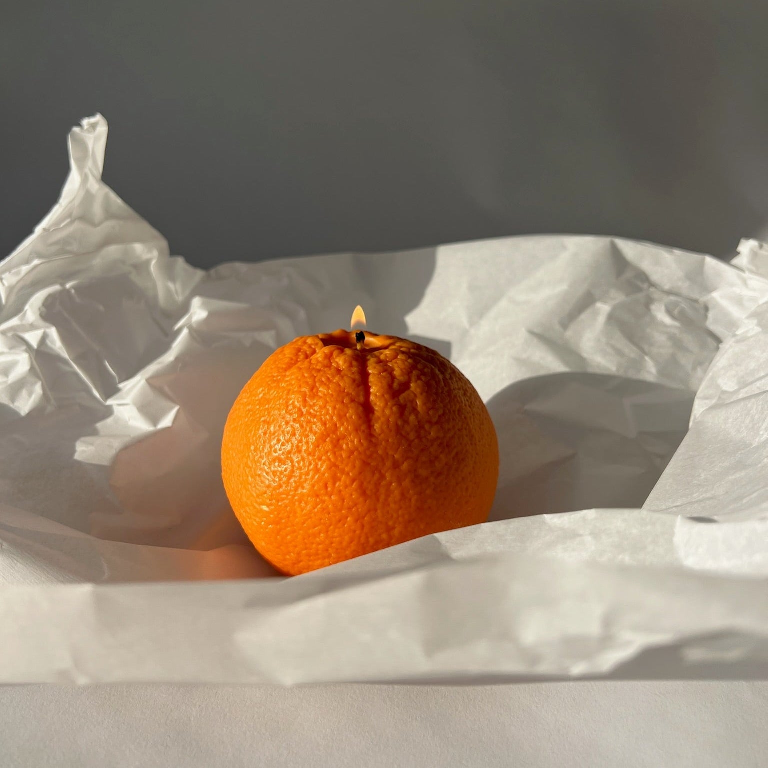 Large Orange Candle-zoom-8