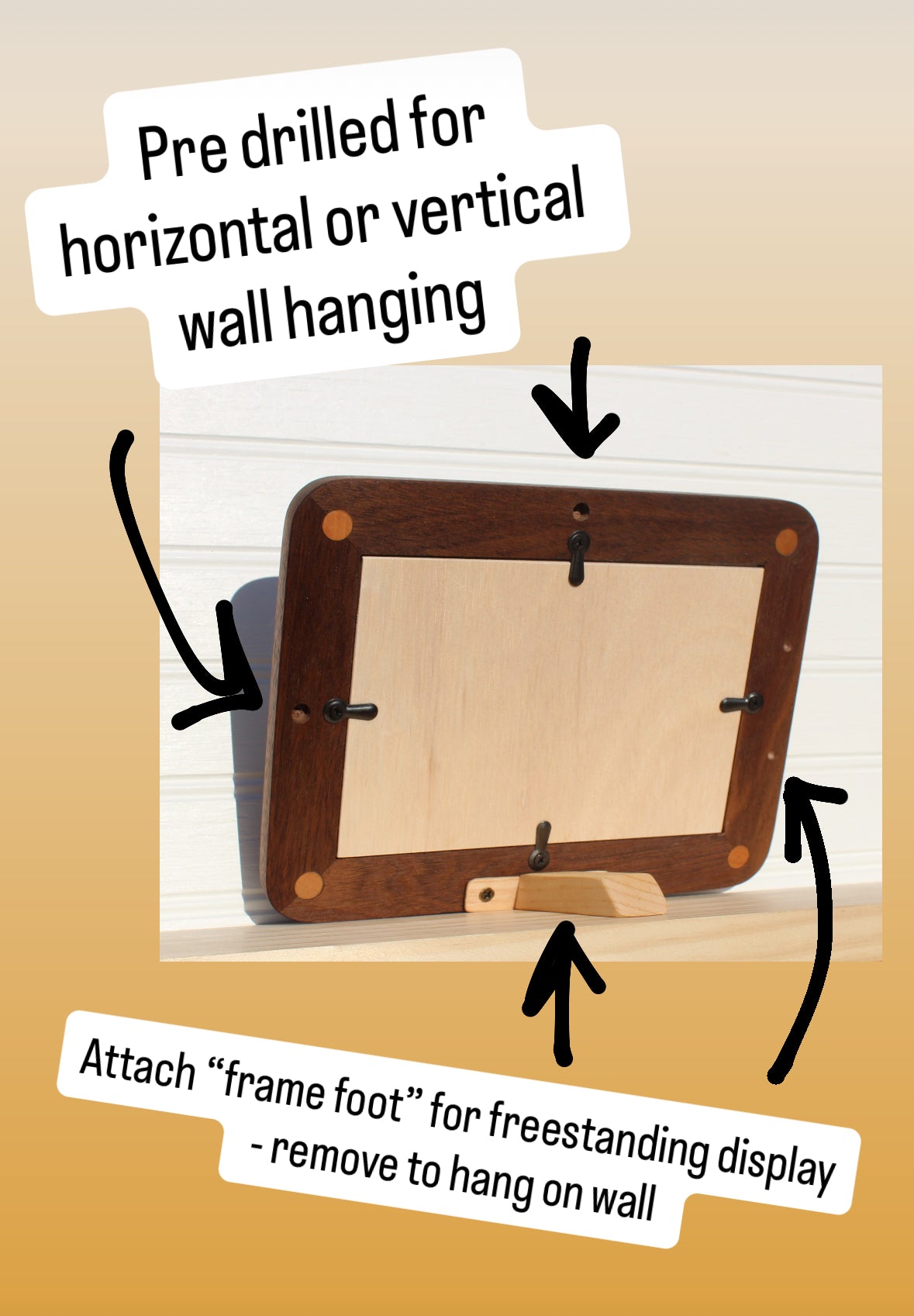 Round Corner Photo Frame