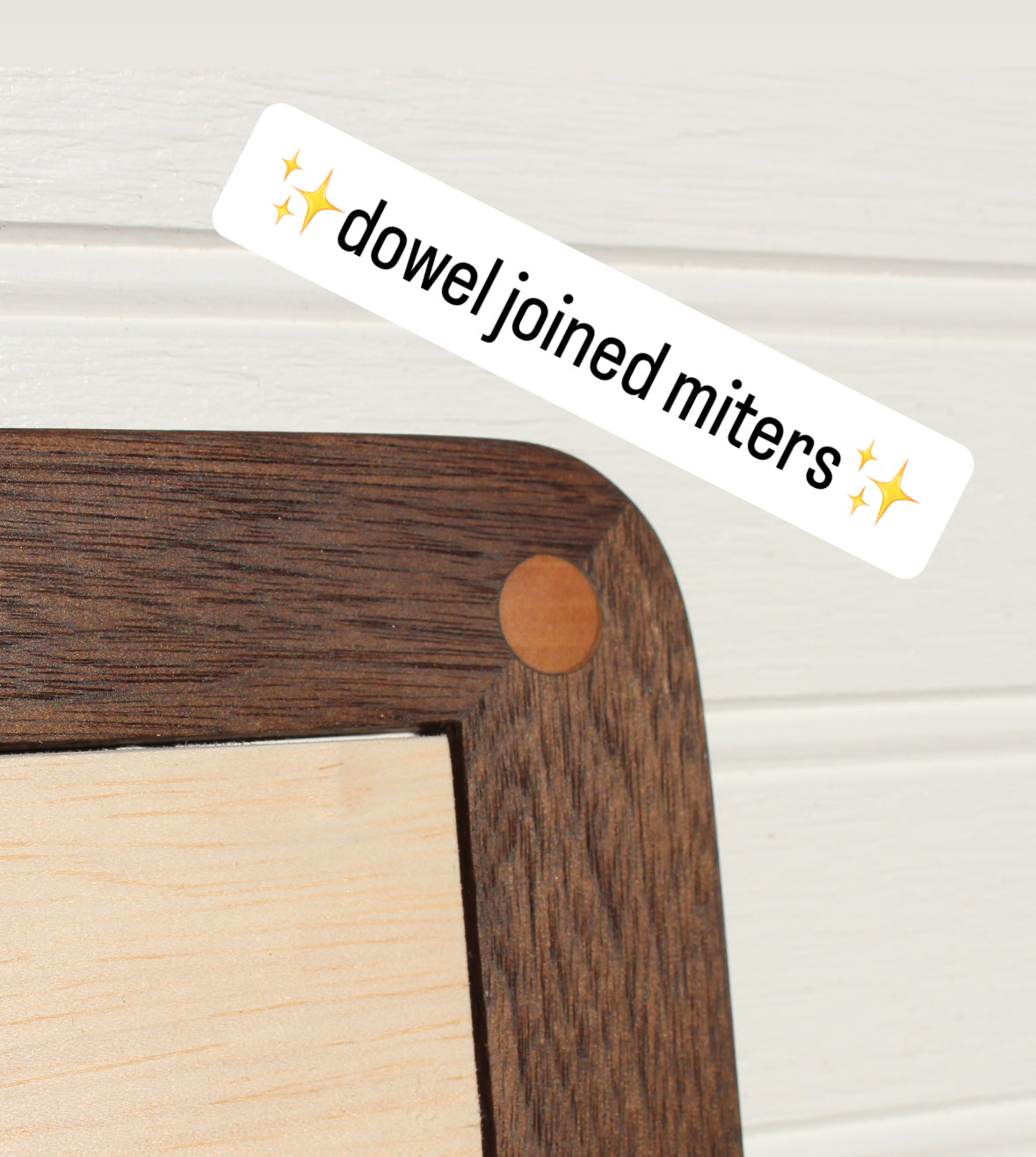 Round Corner Photo Frame