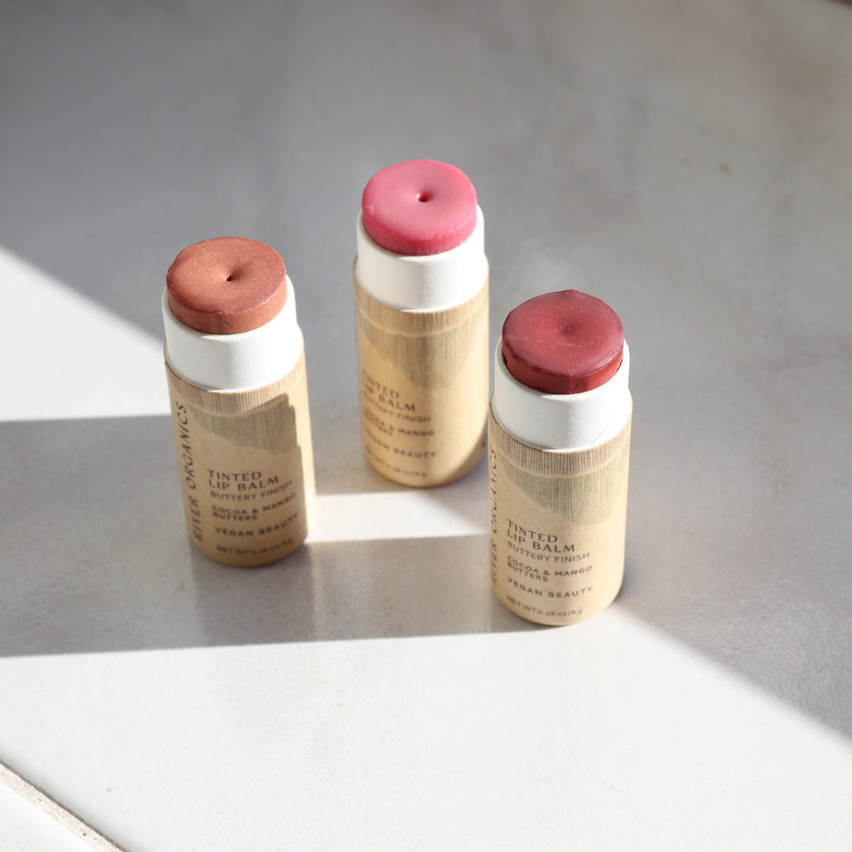 Tinted Vegan Lip Balms
