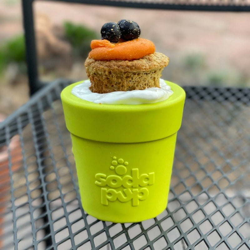 Large Flower Pot eCup Dog Treat Dispenser-zoom-