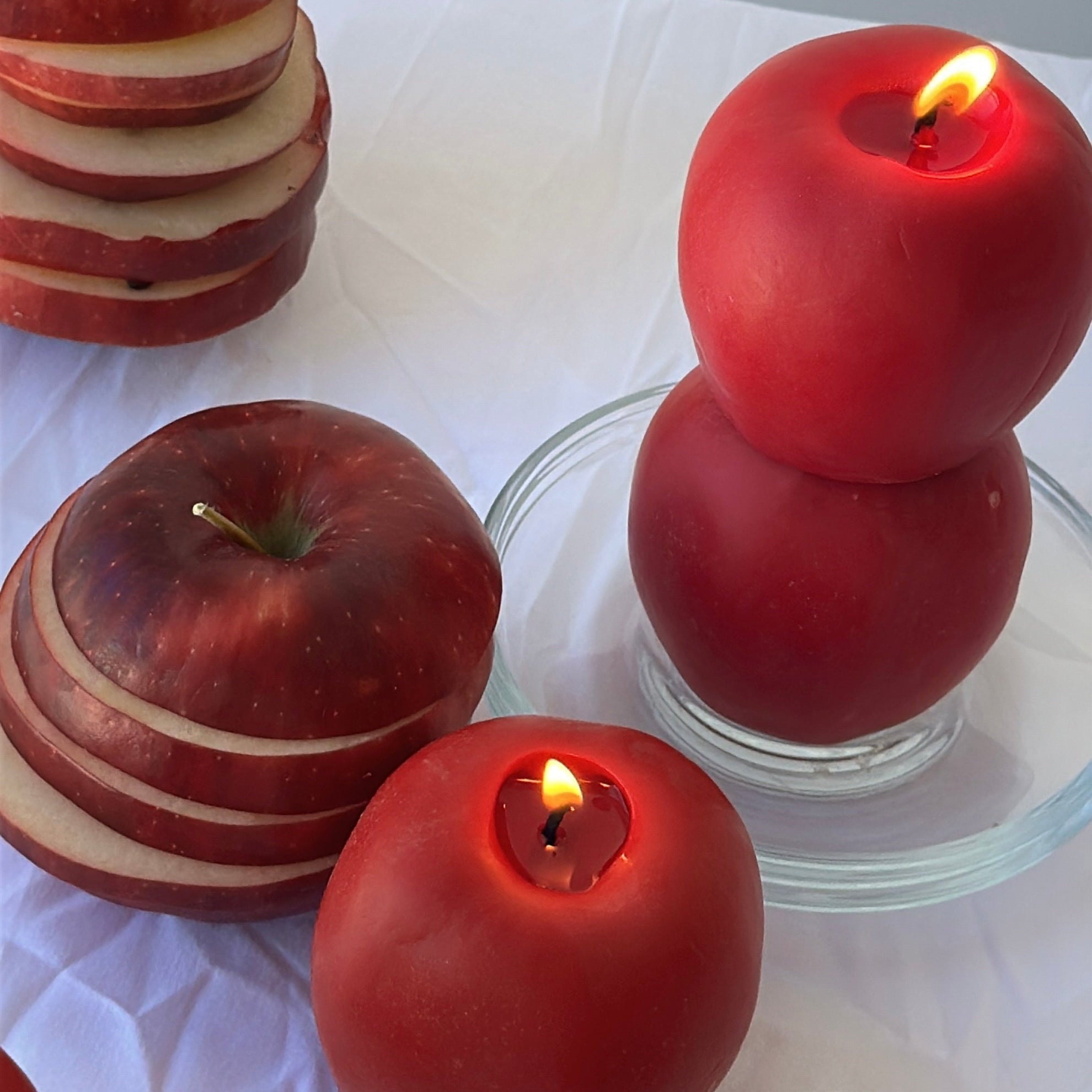 Apple Candle - Red - Aware House - Scandles -