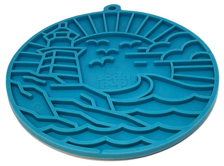 Lighthouse Lick Mat for Dogs and Cats with Suction Cups - Aware House