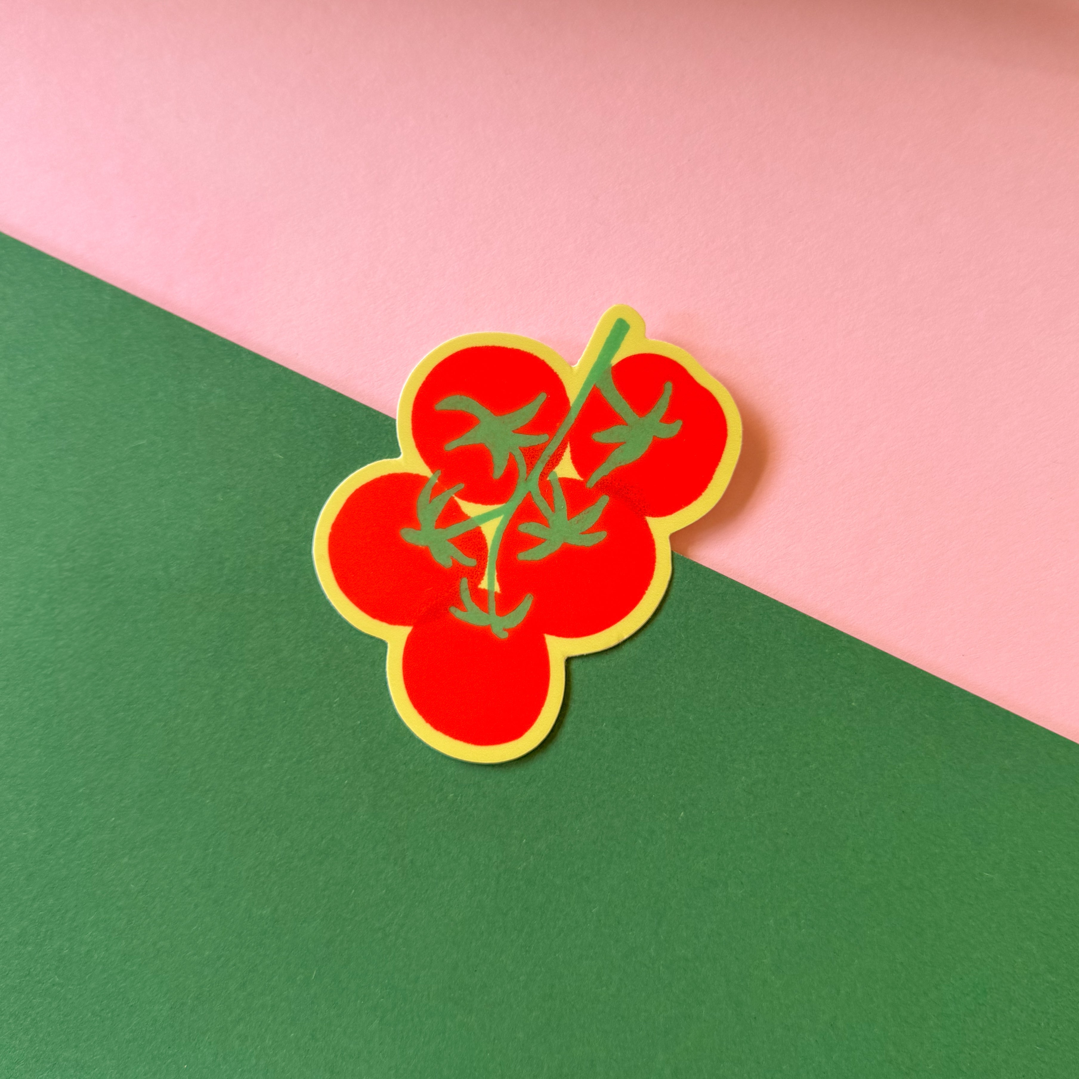 On The Vine Tomato Vinyl Sticker-zoom-1