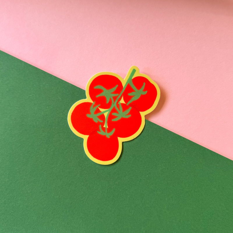 On The Vine Tomato Vinyl Sticker-zoom-