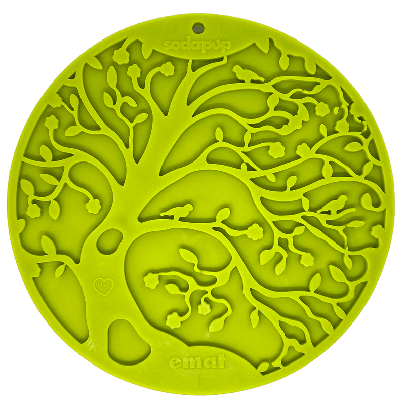 Tree of Life Lick Mat for Dogs and Cats-zoom-