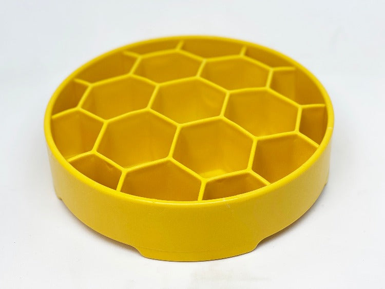 Honeycomb eBowl Deep Slow Feeder Dog Bowl-12