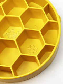 Honeycomb eBowl Deep Slow Feeder Dog Bowl - Aware House