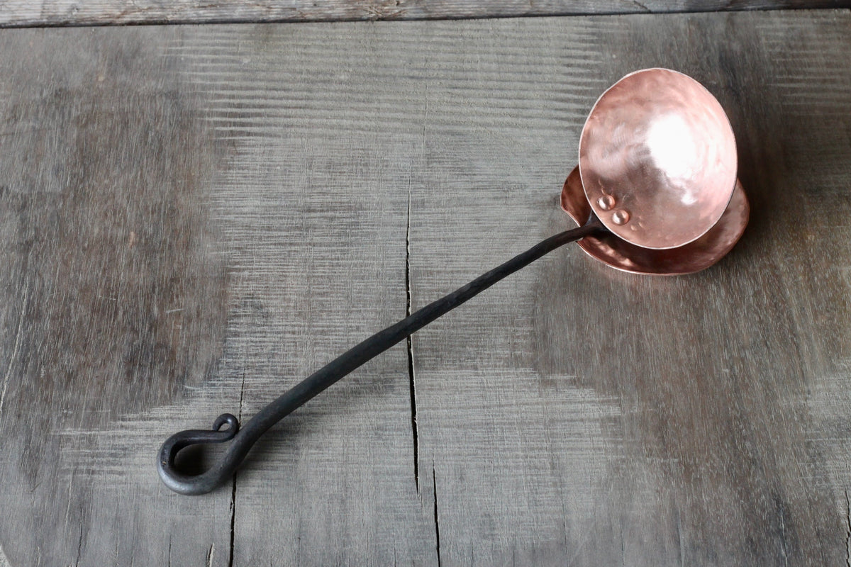 Reverse Curl Copper and Steel Ladle