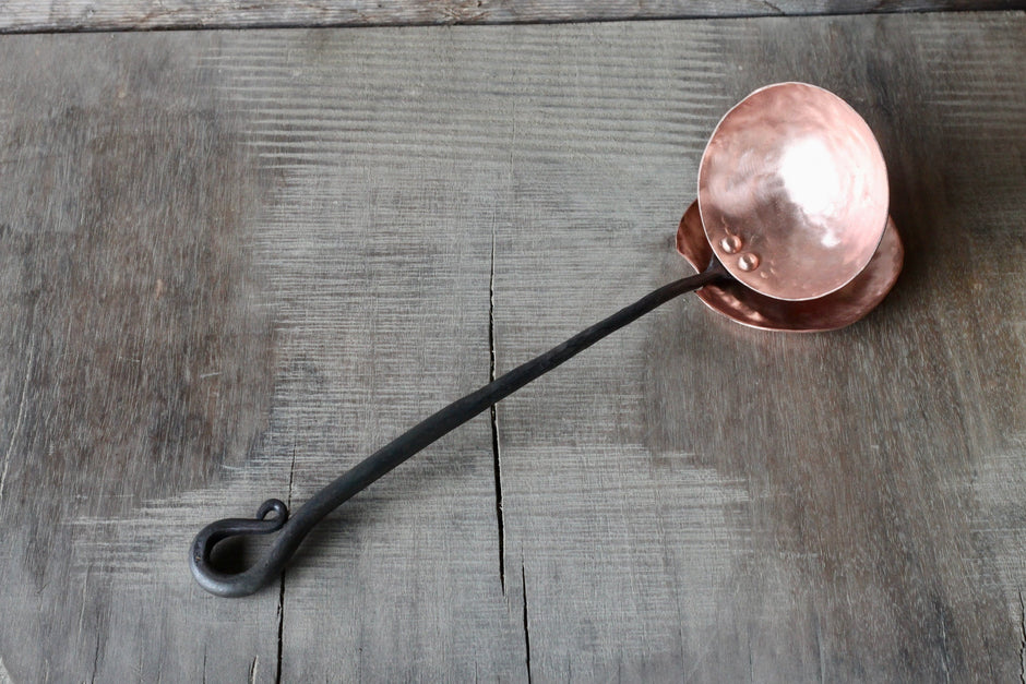 Reverse Curl Copper and Steel Ladle