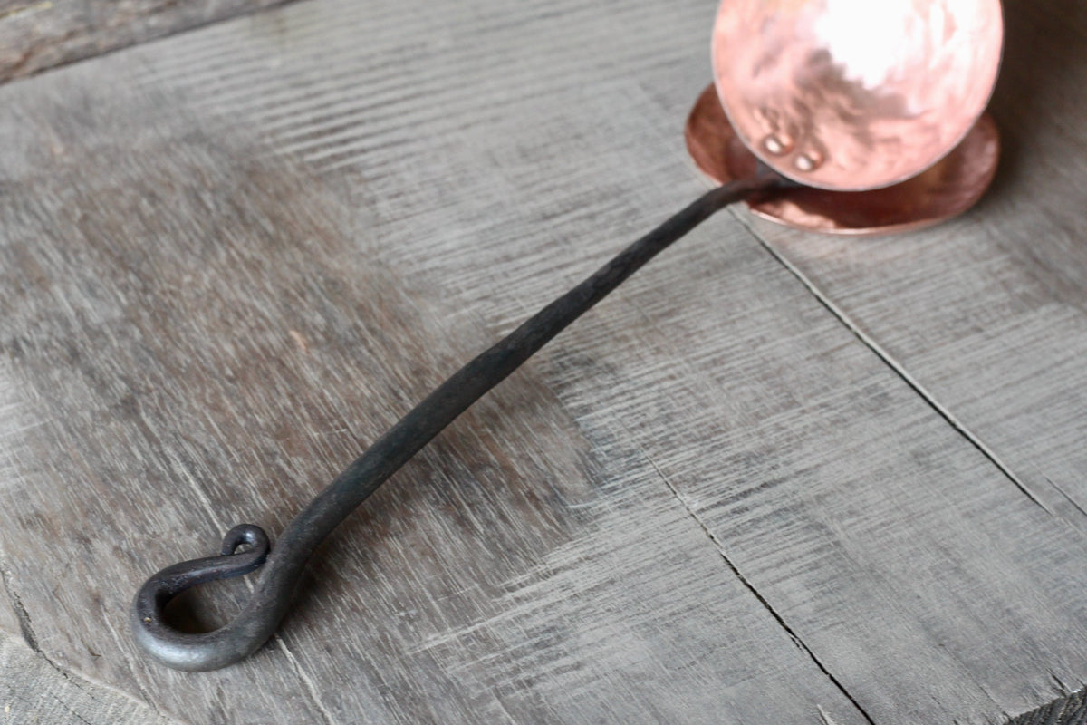Reverse Curl Copper and Steel Ladle-3