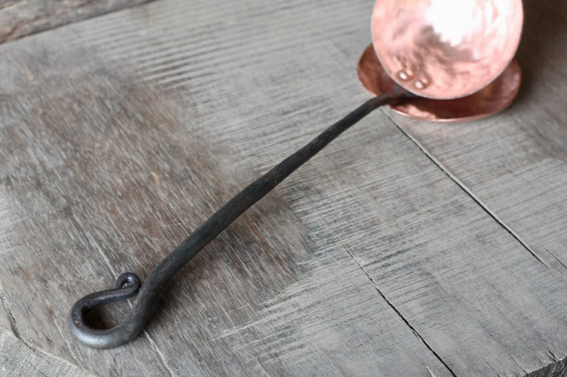 Reverse Curl Copper and Steel Ladle-zoom-