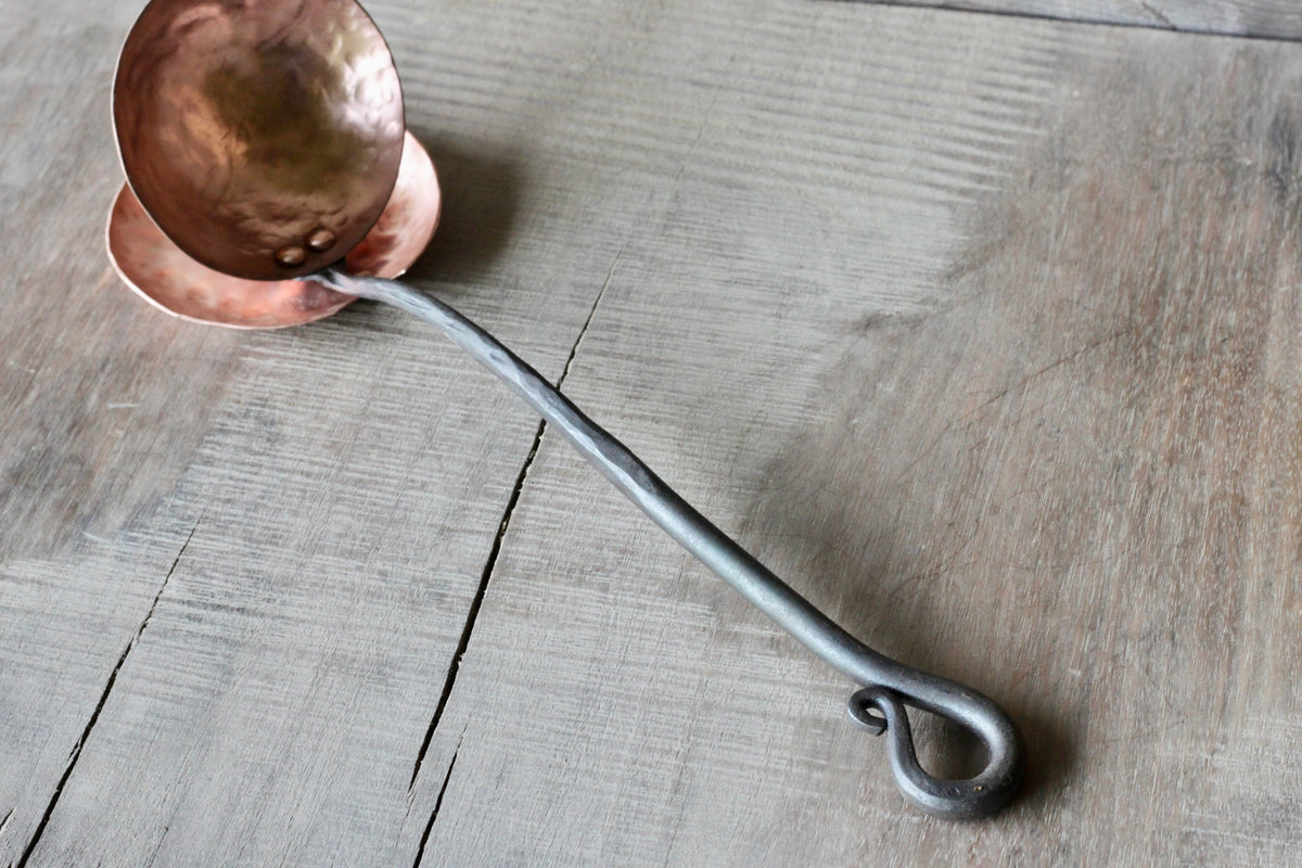 Reverse Curl Copper and Steel Ladle-4