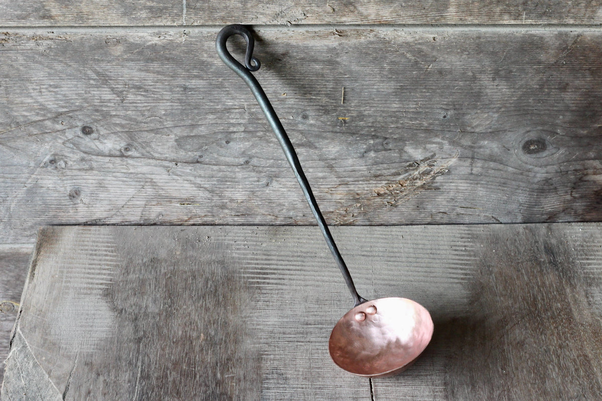 Reverse Curl Copper and Steel Ladle-zoom-5