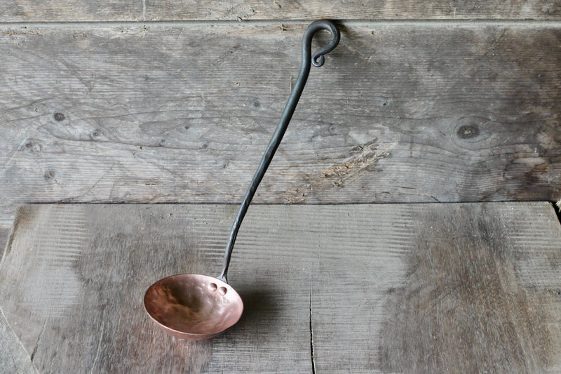 Reverse Curl Copper and Steel Ladle-zoom-