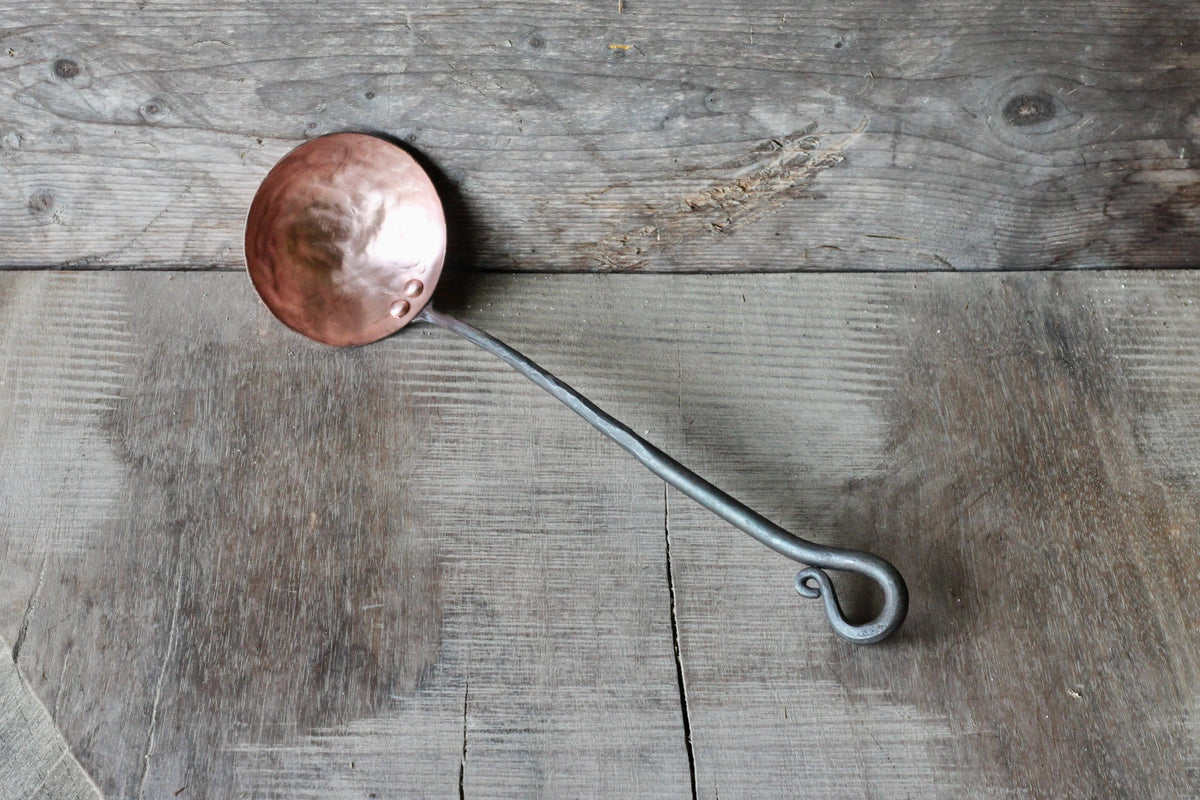 Reverse Curl Copper and Steel Ladle-7