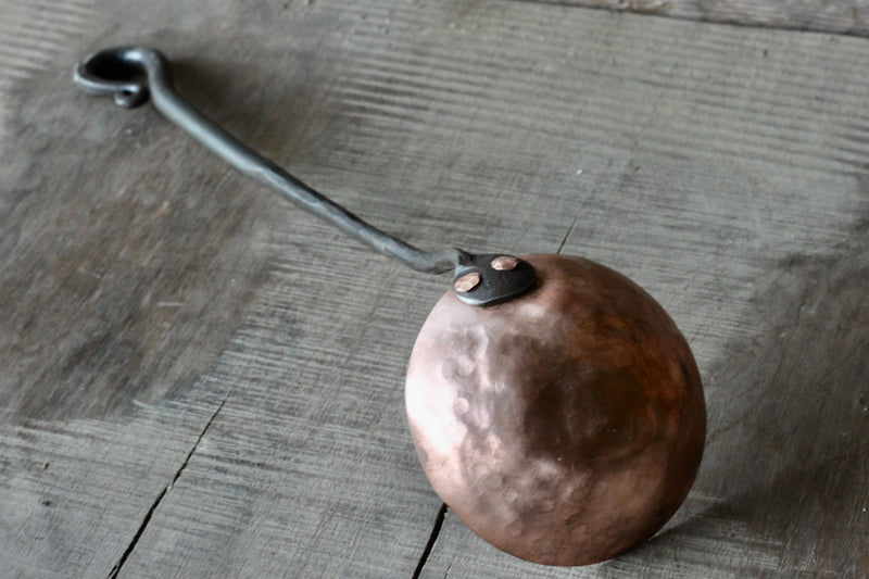 Reverse Curl Copper and Steel Ladle-zoom-