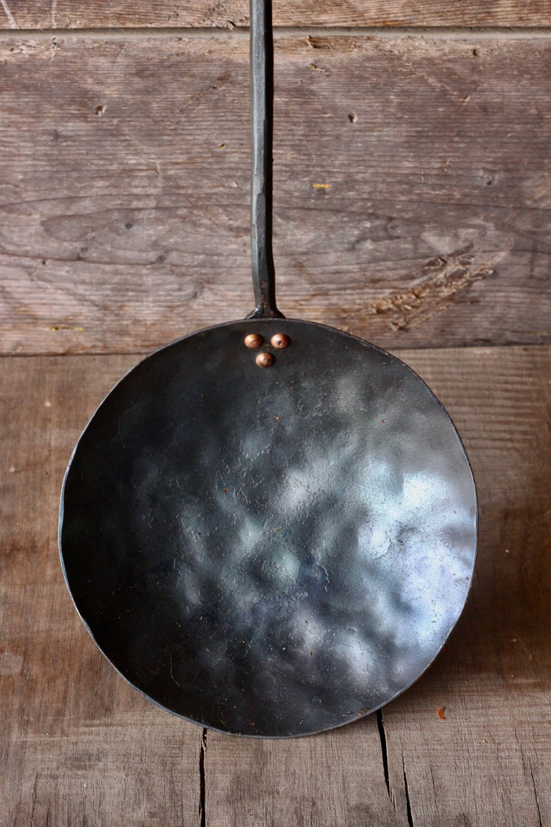 Hand Forged Camping Cooking Pan | Fire & Grill Skillet-zoom-