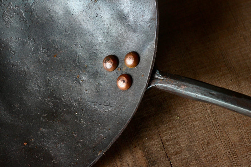 Hand Forged Camping Cooking Pan | Fire & Grill Skillet-zoom-