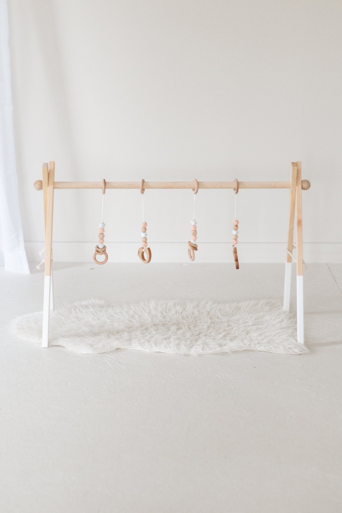 Twin Size Wooden Play Gym | Baby Activity Gym - Aware House