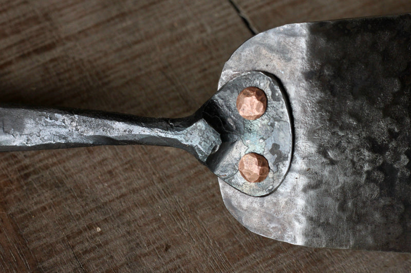 Hand Forged Stainless Steel Spatula | Metal Cooking Turner-zoom-