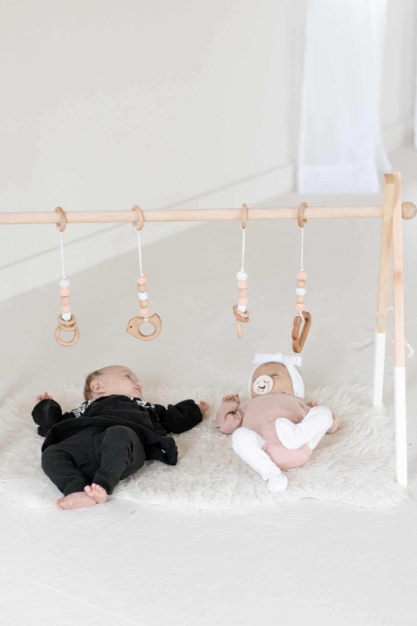 Twin Size Wooden Play Gym | Baby Activity Gym - Aware House