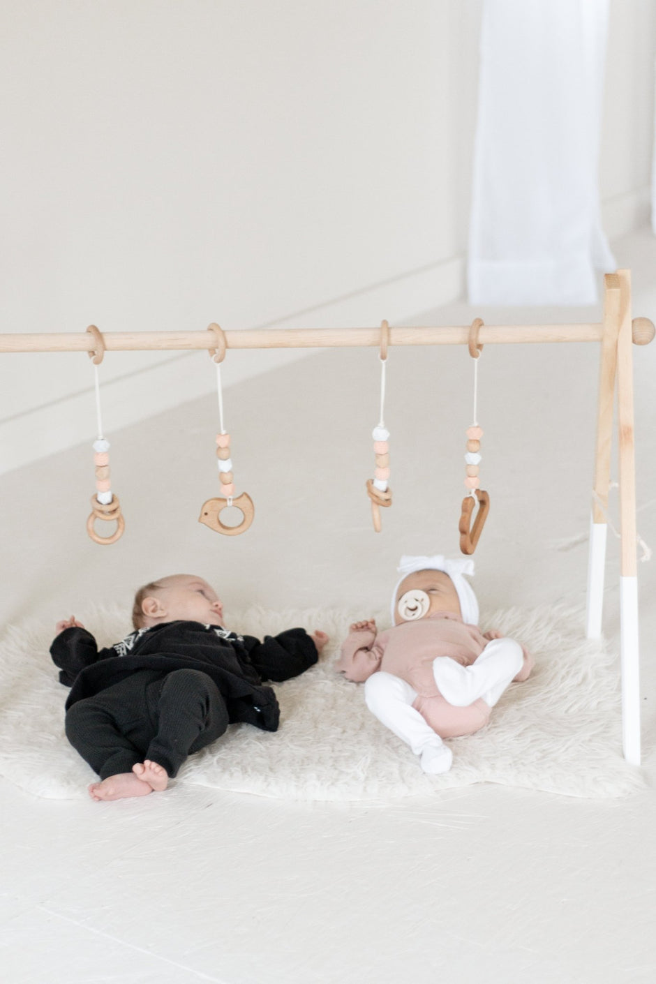Twin Size Wooden Play Gym | Baby Activity Gym - Aware House