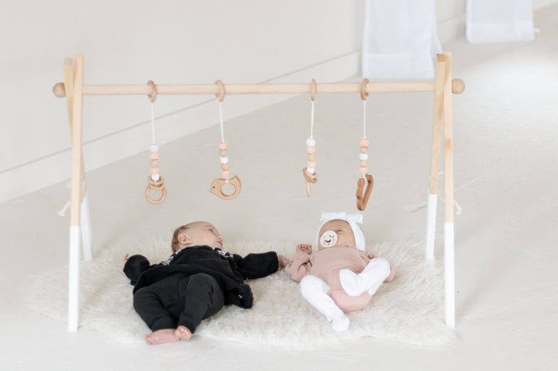 Twin Size Wooden Play Gym | Baby Activity Gym-zoom-