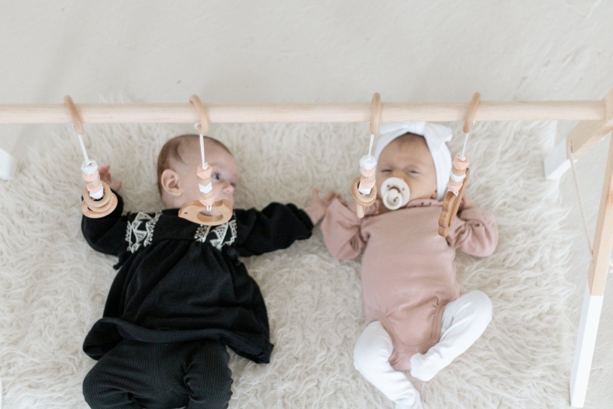 Twin Size Wooden Play Gym | Baby Activity Gym - Aware House