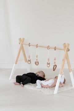 Twin Size Wooden Play Gym | Baby Activity Gym - Aware House