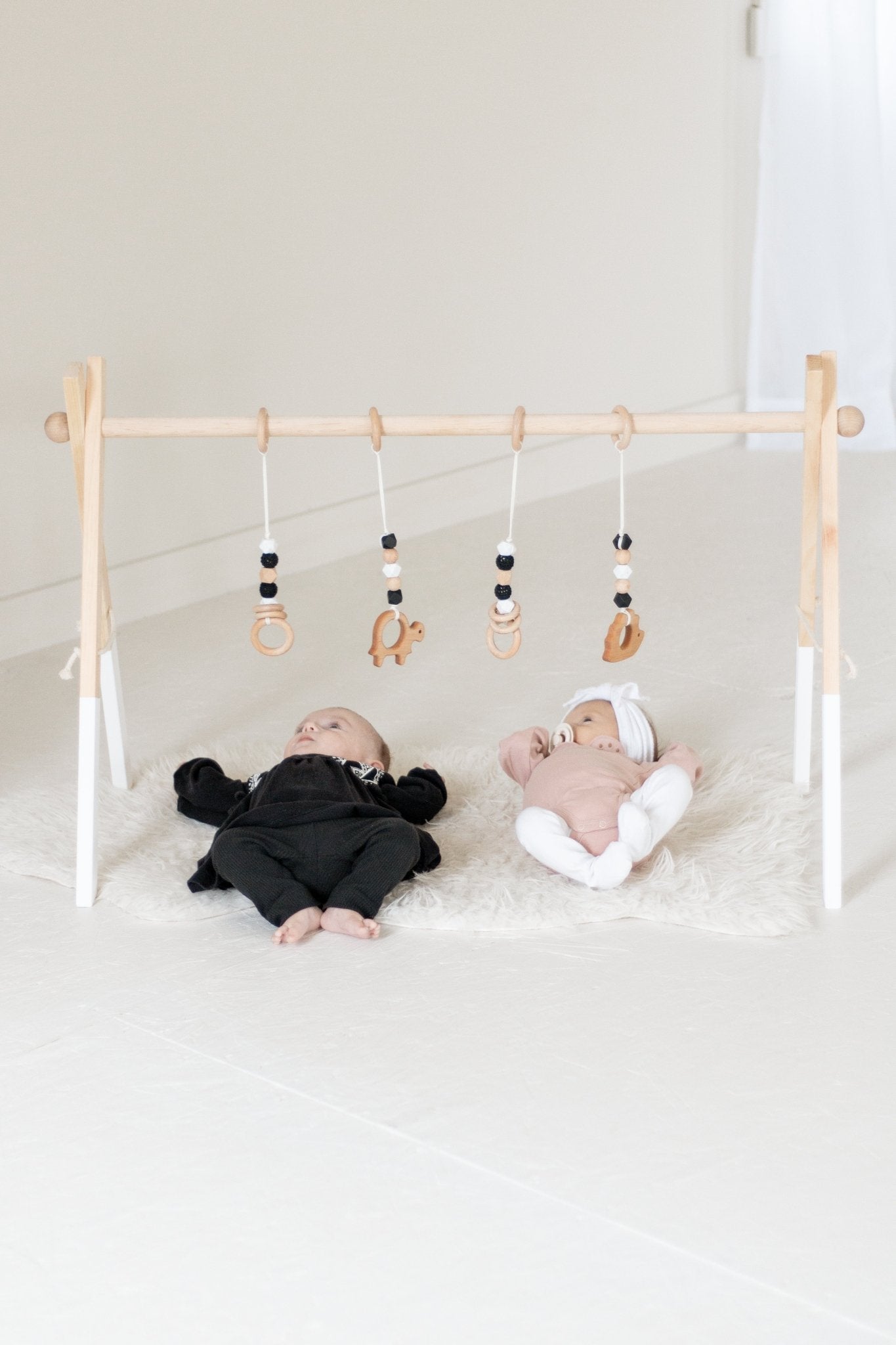 Twin Size Wooden Play Gym | Baby Activity Gym - Aware House