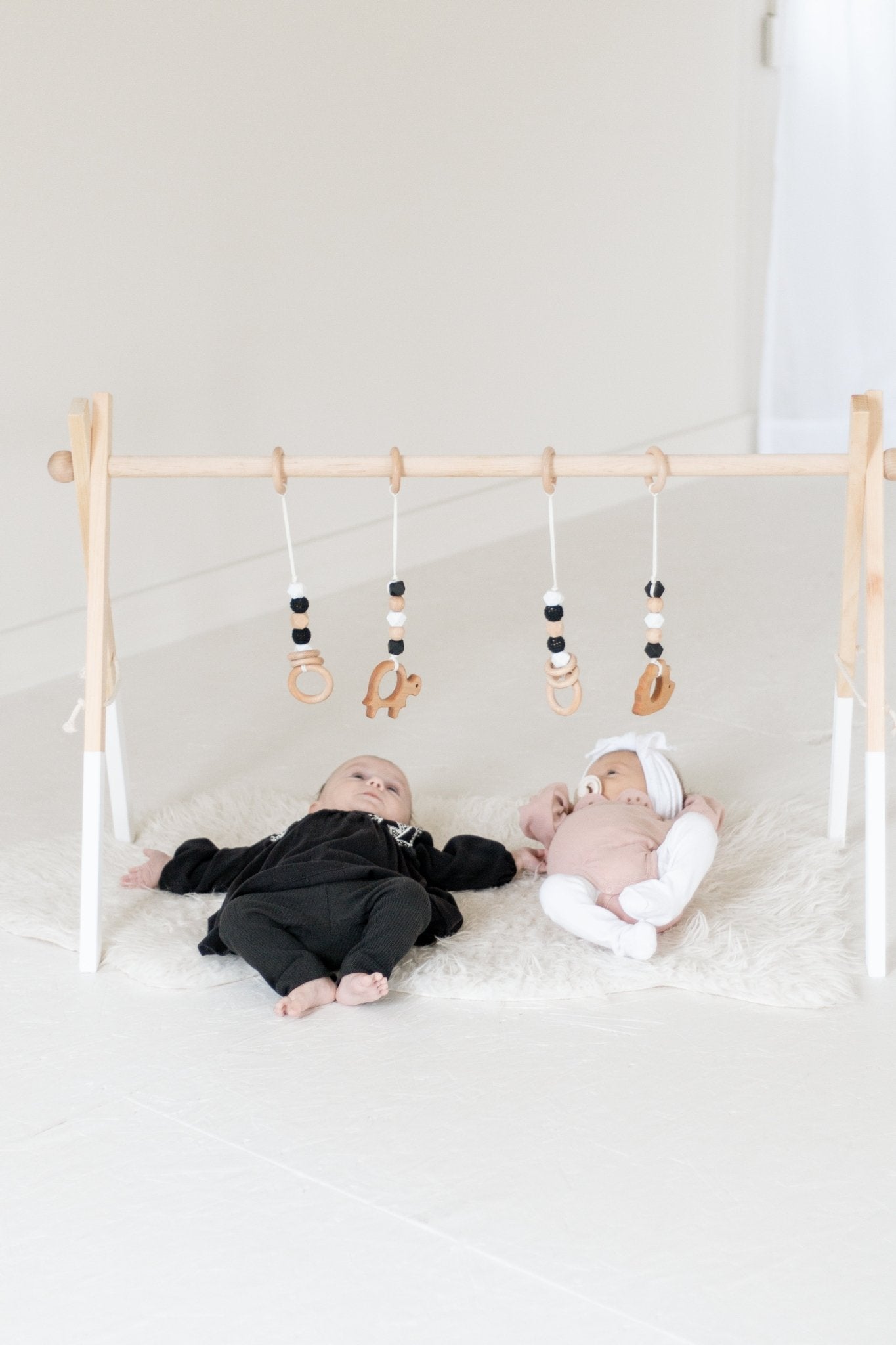 Twin Size Wooden Play Gym | Baby Activity Gym - Aware House